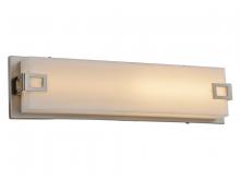 Avenue Lighting HF1119-BN - Cermack St. 38"  LED Resctangular  Vanity Bath Bar in Brushed Nickel  with Frosted Glass Panel