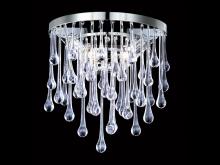 Avenue Lighting HF1800-PN - Hollywood Blvd. 14" Tear Drop Crystal Round Wall Sconce in Polished Nickel