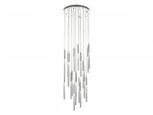 Avenue Lighting HF2021-BOA-PN - Main Street  21 Light Multi Pendant in Polished Nickel with Studded Glass