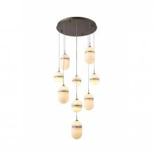 Avenue Lighting HF2909-AB - Sedona 9 Light Pendant In Alabaster