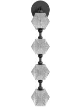 Avenue Lighting HF3904-BK - Beluga 28" Wall Sconce in Black with Faceted Acrylic Spheres