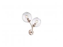 Avenue Lighting HF8082-BB - Fairfax Ave. 18" Wall Sconce in Brushed Brass with Clear Glass