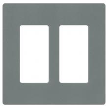 Lutron Electronics SC-2-SL - SATIN WALLPLATE 2G SL