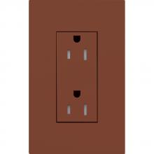 Lutron Electronics LTR-15-TR-SI - DUPLEX 15A TR RECEPTACLE SI NO FP