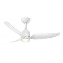 Kuzco Lighting Inc CF72942-WH - Hugo 42-in White with Light Kit Ceiling Fan