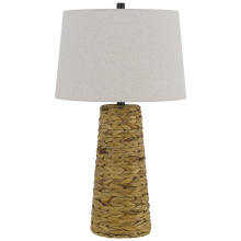 CAL Lighting BO-3260TB - Rustic Weave100W Seagrass table lamp