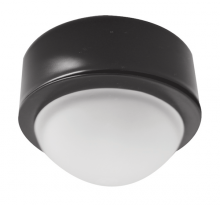 Elco Lighting E225B - MINI LIGHT BLK RING WHT FRSTD GLOB