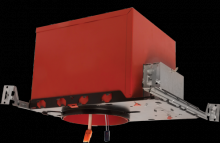 Elco Lighting EL76FICDXA - 6" 2HR FIRE RATED LED HSNG 0-10DIM