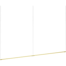 Koncept Inc ZBP-72-L-SW-GLD-CNP - Z-Bar Pendant Linear, Gold (2 x 36" light bar)