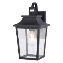 Vaxcel International T0806 - Irving Park 13.75-in. H Outdoor Wall Light Textured Black
