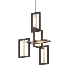Troy F6184-TBZ/SS - Enigma Chandelier