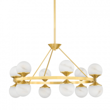 Hudson Valley 8236-AGB - Grafton Chandelier