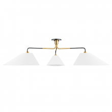 Hudson Valley KBS1751803-AOB - Duo Semi Flush