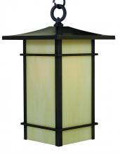 Arroyo Craftsman KAH-9TSCS-VP - 9" katsura pendant with toshi overlay