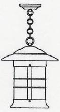 Arroyo Craftsman NH-14TN-BZ - 14" newport pendant