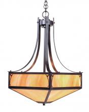 Arroyo Craftsman SGCH-20GW-RB - 20" saint george inverted chandelier