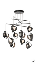Hubbardton Forge 131158-SKT-STND-89-GG0711 - Riza 10-Light Mobile Pendant