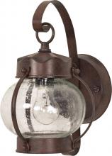 Nuvo 60/3458 - 1 Light; 10-5/8 in.; Wall Lantern; Onion Lantern with Clear Seed Glass; Color retail packaging; Old