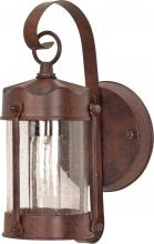 Nuvo 60/3461 - 1 Light; 10-5/8 in.; Wall Lantern; Piper Lantern with Clear Seed Glass; Color retail packaging; Old