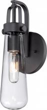 Nuvo 60/5361 - Beaker; 1 Light; Wall Sconce with Clear Glass; Lamp Included; Aged Bronze Finish