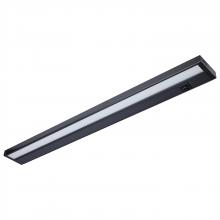 Nuvo 63/525 - 20 Watt 34-Inch LED Under Cabinet; 30K/40K/50K CCT Selectable; Dark Bronze; 120 Volt