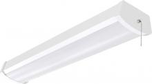 Nuvo 65/1091 - LED 2 ft.; Ceiling Wrap with Pull Chain; 20W; 3000K; 120V; White Finish