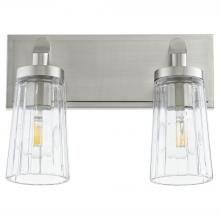 Quorum 5201-2-65 - 2LT FLUTED VANITY - STN