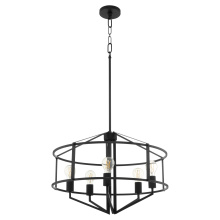 Quorum 8373-5-59 - TOBIN 24" 5LT PENDANT - MB