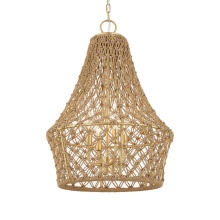 Uttermost 21633 - Uttermost Macrame 4 Light Rope Pendant