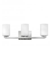 Hinkley 55023PN - Medium Three Light Vanity