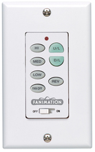 Fanimation C23 - Ceiling Fan Wall Control Reversing - 3 Speed Fan and Light - White