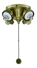 Fanimation F8AB - Ceiling Fan 4 Light Fitter - Antique Brass