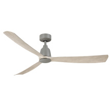 Fanimation FPD8560AGP - Kute 60 inch Indoor/Outdoor Ceiling Fan - Antique Graphite with Light Oak blades
