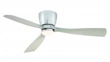 Fanimation FPS7679BN - Klinch 52 inch Indoor/Outdoor Ceiling Fan with LED Light Kit - Brushed Nickel