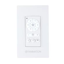 Fanimation TW406 - Ceiling Fan Wall Control - 6 Speed DC Motor Fan and Downlight - White