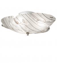 Meyda White 114155 - 16" Wide Atelier Branches Organic Flushmount