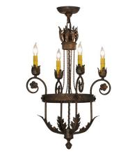 Meyda White 120410 - 18"W Antonia 4 LT Chandelier