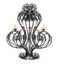 Meyda White 120427 - 72" Wide Josephine 16 Light Chandelier