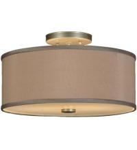 Meyda White 135047 - 14" Wide Cilindro Flushmount