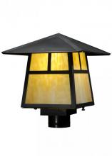 Meyda White 138052 - 11.75" Square Stillwater T Mission Post Mount