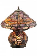 Meyda White 138107 - 18.5" High Dragonfly Agata Table Lamp