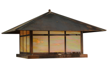 Meyda White 140329 - 28" Square Seneca Double Bar Mission Pier Mount