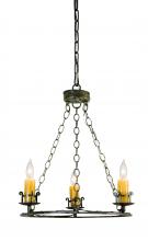 Meyda White 142357 - 18" Wide Tertius 3 Light Chandelier