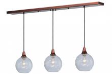Meyda White 142455 - 48" Long Bola 3 Light Island Pendant