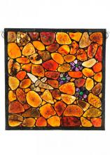 Meyda White 142632 - 20" Wide X 20" High Hummingbird Agata Window