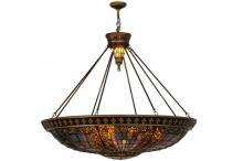 Meyda White 143495 - 45" Wide Fleur-de-lis Inverted Pendant