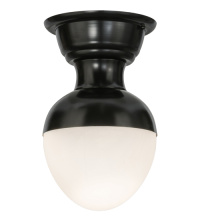 Meyda White 144638 - 8.5" Wide Huevo Flushmount