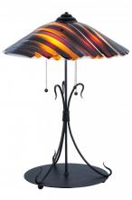Meyda White 144649 - 28" High Metro Fusion Marina Glass Table Lamp