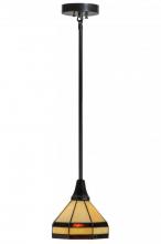 Meyda White 145363 - 8" Wide Topridge Mini Pendant