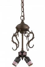Meyda White 158681 - 9" Wide Acorn 2 Light Pendant Hardware
